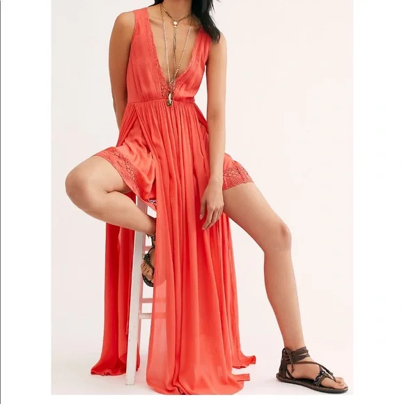 chinese dress ladies Free People String of Hearts Maxi Black SM (Women's 4-6) at Amazon Women's  Clothing store